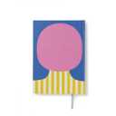 Olimpia Zagnoli Blue Midsized Blank Notebook