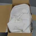 PlushDeluxe Premium Bamboo Mattress Protector  Twin Size, Waterproof, & Ultra Soft Breathable Noiseless Washable Bed Mattress Cover for Comfort & Protection - White