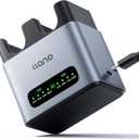 llano 20W LP-E17 Battery Charger: Fast Dual Slot for Canon Camera Batteries for Canon Camera EOS R50 R8 R10 R100 RP T6i T7i T8i T6S SL2 SL3 M3 M5 M6 77D 200D 750D, USB-C, LED,Durable CNC Aluminum