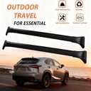 US Stock 2PCS Crossbar Cross Bars Fits for Lexus NX 250 350 350h 450h 2022 2023 2024 2025 Roof Rack,Carrier Bars,Cargo Bars,Rack Rails,Matte Black,Suitable for Cars with Luggage Racks