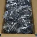 Gerrii 12 Pcs Vases for Centerpieces Metal Compote Vases Urn Planter Trumpet Flower Stand Small Pedestal Flowers for Wedding Table Reception Birthday Anniversary Ceremony Home Decor, 5.91 Inch(Black)