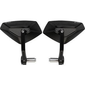 FENRIR Motorcycle Handlebar Bar End Mirror CNC Aluminum Black Cafe Racer Anti-vibration Anti-glare Large field of view universal 7/8" 22MM For Sport Naked Street Bike Cruiser Scooter