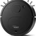 Robotic Vacuum Cleaner,Robot Vacuum and Mop Cleaning Robot Small Low-Noise,Tangle-Free Suction,Ideal for Hard Floor, Pet Hair,Carpet (Black2)