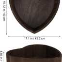 Heart Shaped Newborn Photography Props Baby Wood Photo Studio Posing Baby Photoshoot Posing Wooden Bed, Coffee