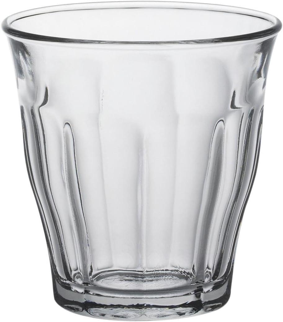 Duralex picardie clear tumbler, 3 ounces / 9 cl set of 6