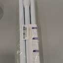 White Tension Curtain Rod for Windows 28 to 48 inch, Adjustable Expandable Pressure Spring Curtain Rod No Drilling, 7/8" Curtain Rod for Bedroom Doorway Closet Door