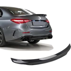 BDBO Rear Spoiler Wings for Mercedes Benz C Class W206 Sedan C300 C43 4MATIC Trunk Lid Duckbill 2023 2024 2025 Trunk Spoiler Wing Trunk Tail Rear Trunk Lid, Glossy Black
