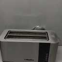 Mueller UltraToast Full Stainless Steel Toaster 4 Slice, Long Extra-Wide Slots for Bagels and Waffles, 6 Browning Levels, LED Display, Cancel/Defrost/Reheat Functions & Removable Tray, Kitchen Gadgets