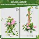 49 inch Tall Moss Pole for Plants, SproutMaven 4 Pieces of 16 Inch Monstera Moss Pole kit for Indoor Outdoor Climbing Plants Lianas to Grow Upwards