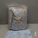 Queen Comforter Set - 7 Pieces Blue Classic Puff Floral Bedding Sets for All Seasons, Shabby Chic Farmhouse Bed in a Bag Queen with Wildflowers Fluffy Comforter, Sheets, Pillowcases & Shams