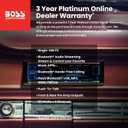 BOSS Audio Systems 611UAB Car Stereo - Single Din, Bluetooth, No CD DVD Player, AM/FM Radio Receiver, Aux Input, USB