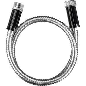 Beaulife Metal Short Garden Hose 3ft Connectors, Drainage Hose for Dehumidifier Small Water Hose Extension High Pressure Bib Reel Extender, Drinking Water Hose for RV Outdoor