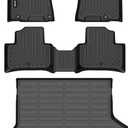 All Weather Floor Mats & Cargo Liner for Genesis GV70 2022-2025 2026 (Not Electrified GV70) Custom Fit Full Set Accessories - Black