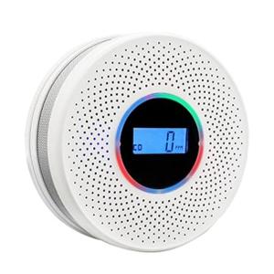 1 Coreel Smoke Detector Carbon Monoxide Detector Combo with Digital Display and Sound Light Alarm, Smoke & CO Alarm with Battery Operated for Home, Travel or RV, 