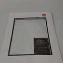 Gallery Solutions White and Black Custom Bevel Cut Double 11x14 8x10 Opening Picture Frame Mat, 8 inches x 10 inches