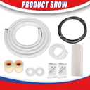 16FT Air Conditioning Cooling Connection Hose 3/8 Inch and 5/8 Inch Mini Split Line Set Fit for Mini Split Air Conditioner