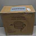 75FT Heated RV Water Hose - Freeze Protection Down to -45F, Heavy-Duty PVC & Brass Fittings, 1/2" ID Lead-Free Hose for Camping/Poultry Farms Auto Accessory