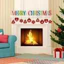 BROTOU 50PCS DIY Wooden Christmas Ornaments, Unfinished Wood Ornaments Crafts for Holiday, Festival, Wedding Party, Christmas Crafts for Kids