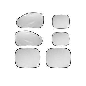Car Window Shade, 6Pack Set Auto Sun Shades for Side Window Front and Rear Windshield with Storage Pouch for Car, SUV, Van, Truck, Full Sun Protection, Block UV Rays, Keep car Cool (23.6"x19.7"/6PCS)