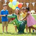 JOYIN Remote Control Inflatable Dinosaur Toy, 2.4GHz Toy with 360 Rotation& Walking, Forward & Backward, Rechargeable Electric Outside Toys for Kids Boys Age 6-12 Birthday Gifts