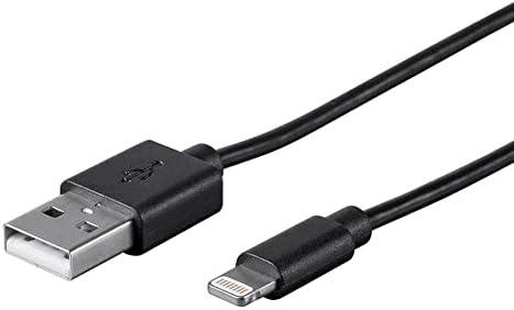 TUDIN 2 Pcs 3FT USB Data Sync Charge Cable MFi Certified Tablet Black