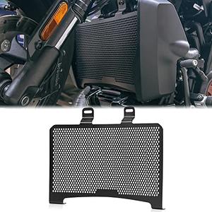 Dreamseek Motorcycle Front Radiator Grille Guard for Harley Sportster S 1250 RH1250 2021 2022 2023 Mesh Shield Protector Water Tank Net Cover CNC Aluminum Black