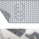 GUUKIN Sink Protectors for Kitchen Sink 19x13 & 24x12.5 & 13x11 & 26x14 & 28x14 & 29x15, Large Silicone Mats Grid for Bottom of Farmhouse Stainless Steel (24x12.5 with 3 Reserved Holes)