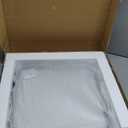 Howard Elliott Templeton Square Wall Hanging Mirror, Black Frame Rounded Corner Wall Mirror, Modern Accent Contemporary Vanity Mirror for Living Room, Bathroom, Entryway & Bedroom, 16.5 x 16.5 Inch