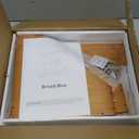 Trironsun Corner Bread Box for Kitchen Counter Double Layer Bamboo Bread Storage Container Large Capacity Bread Storage Bin Farmhouse Breadbox Organizer (Antique Brown)