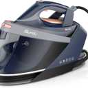 Sundu Pro Steam Station with Ceramic Soleplate, 1800W Steam Station Iron for Clothes with 1.5L Removable Water Tank, Iron Lock for Easy Carry, Auto ShutOff, Self Cleaning (Black)