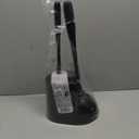 MR.SIGA Toilet Plunger and Bowl Brush Combo for Bathroom Cleaning, Black, 1 Set (One Size)