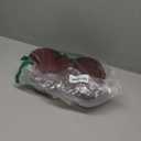 Harrison Howard Rubber Pull-on Bell Boots with Fleece Lining and Touch-Close Tapes Hoof Overreach Protection for Horses (Wine Red)