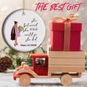 She Believed she Could so she did - Grad Ornament, School Graduation Ornament, Class of 2025, High School Graduation Keepsake, Grad Gift for her (C15)