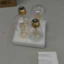 Dimmable Vintage LED Edison Bulbs, 4W 40W Equivalent LED Bulbs, ST58 Antique LED Filament Bulbs, 2700K Warm White LED Light Bulbs, E26 Gold Base Bulbs, Clear LED Bulbs CRI90+, 4 Packs