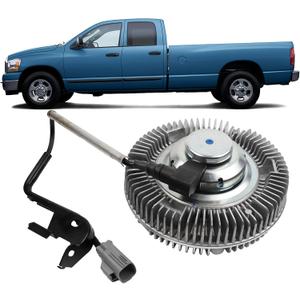 Dasbecan Engine Radiator Cooling Fan Clutch 3282 Compatible With Cummins diesel 5.9L 6.7L L6 Dodge Ram 2500 3500 4000 4500 5500 Replaces# 55056990AC 55056990AA 55056990AB