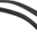 Window Visor Compatible with 2005-2015 Toyota Tacoma Standard Cab, Slim Style Acrylic Smoke Tinted 2PCS Sun Rain Shade Guard Wind Vent Air Deflector by IKON MOTORSPORTS, 2006 2007 2008 2009 2010