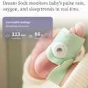Owlet Dream Duo (Gen 2) Smart Baby Monitor Bundle – HD Video Camera + Wearable Sock Tracks Baby’s Oxygen, Heart Rate & Sleep