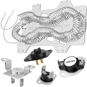 Funmit DC47-00019A Dryer Heating Element for Samsung, Compatible With Samsung Dryer DV40J3000EW/A2 DV42H5200EP/A3 DV42H5200EW/A3 DV42H5000EW/A3 DV45H7000EW/A2 DV48H7400EW/A2
