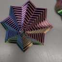 3D Printed Fidget Toy, Fractal Hexagon Design, Rotational Spiral, Sensory Stress Relief Toy