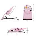 Kinderkraft Mimi Portable Baby Bouncer, Pink