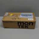 monTEK Single Monitor Arm with USB A/C, Ultrawide Monitor Stand for 17 to 57 Inch Curved Screen, Holds 59.4 lbs, Adjustable Gas Spring Arm, 75/100 VESA Mount, Clamp & Grommet Desk Mount, White