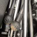 MOON LENCE Portable Camping Chair Plus Size, Folding Backpacking Beach Chair with Groundgrip Feet, Upgraded Comfort & Size, Still Compact and Lightweight for Hiking, 330Lbs Capacity (Black)