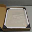 11x14 Shadow Box Display Case with Tempered Glass, White Wooden Large Memory Shadow Box Frame with Soft Linen Back