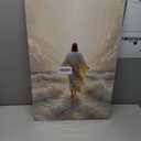 Jesus Walks On Water Canvas Wall Art Jesus Walking On Water Back View Wall Decor Picture Christian Bible Stories Poster Print painting for Living Room Bedroom Church Decoration Ready To Hang