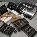 Yaomiao 30 Pcs Groomsmen Gift for Wedding, Including 6 Pcs 8 oz Groomsmen Flask 6 Wooden Bottle Opener 6 Party Favors Shot Glasses 6 Boxes Empty 6 Proposal Cards Best Man Gift