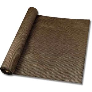 Patio 6' x 25' Sun Shade Fabric Roll 6/8/12 FT Shade Cloth for Patio, Outdoor Mesh Sail Sun Shades Canopy Replacement Pergola Cover for Backyard Deck Porch, Brown