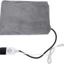 Dog Heating Pad Pet Heating Pad for Dogs Smart Thermostat Switch Adjustable 9 Levels Bite Scratch Proof Timer Short Plush Heated Cat Dog Bed Home