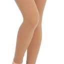 2 x Girls Footless Tights for Dance Ballet Super Soft Leggings for Toddler Students Children Stockings