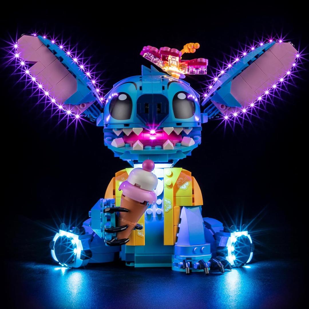LED Light for Lego Stitch 43249 Set, Light Kit Compatible with Lego 43249 Building Blocks Model, Not Included The Model Set