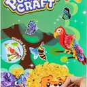 KUKANTST Poke-in Animal Crafts for Kids Ages 4-8, Mess-Free DIY Paper Art Activities, Classroom Prizes, Christmas Stuffers, Birthday Gifts Toys for Boys and Girls 4 5 6 7 8 9 10 Year Old